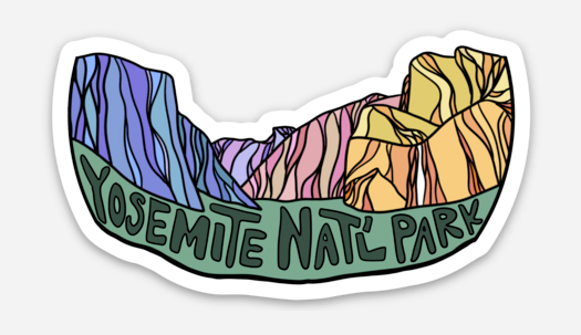 Yosemite Wildflower Sticker